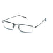 Subtle Fully Magnified Frameless Rectangle Frame Reading Glasses With Metal Temples Fully Magnified Reading Glasses 