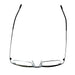 Subtle Fully Magnified Frameless Rectangle Frame Reading Glasses With Metal Temples Fully Magnified Reading Glasses 