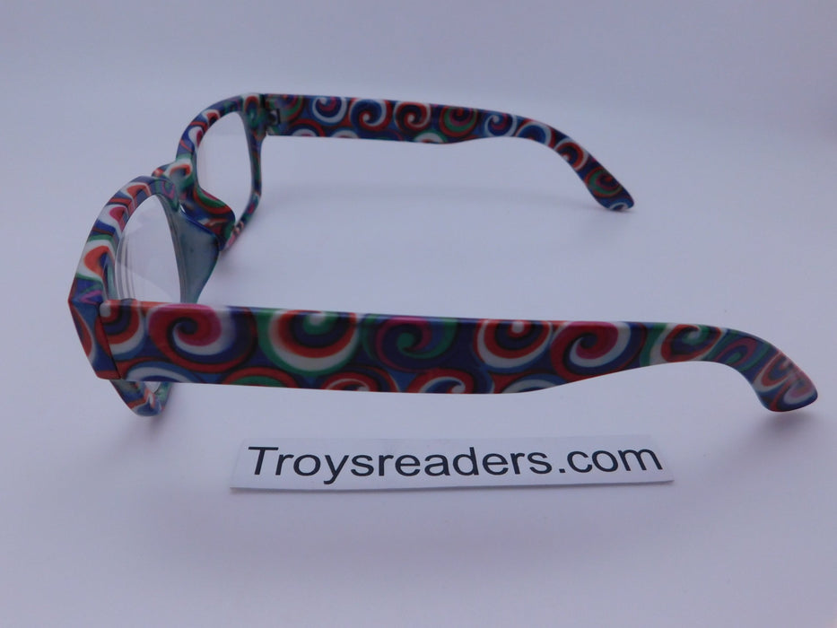 Swirl Readers With Case in Three Colors Reader with Display 