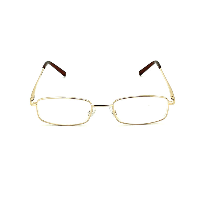 The Standard Squared Metal High Power Reading Glasses Eyeglasses 