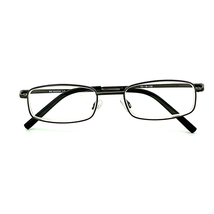 The Standard Squared Metal High Power Reading Glasses Eyeglasses 