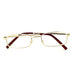 The Standard Squared Metal High Power Reading Glasses Eyeglasses 