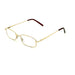 The Standard Squared Metal High Power Reading Glasses Eyeglasses 