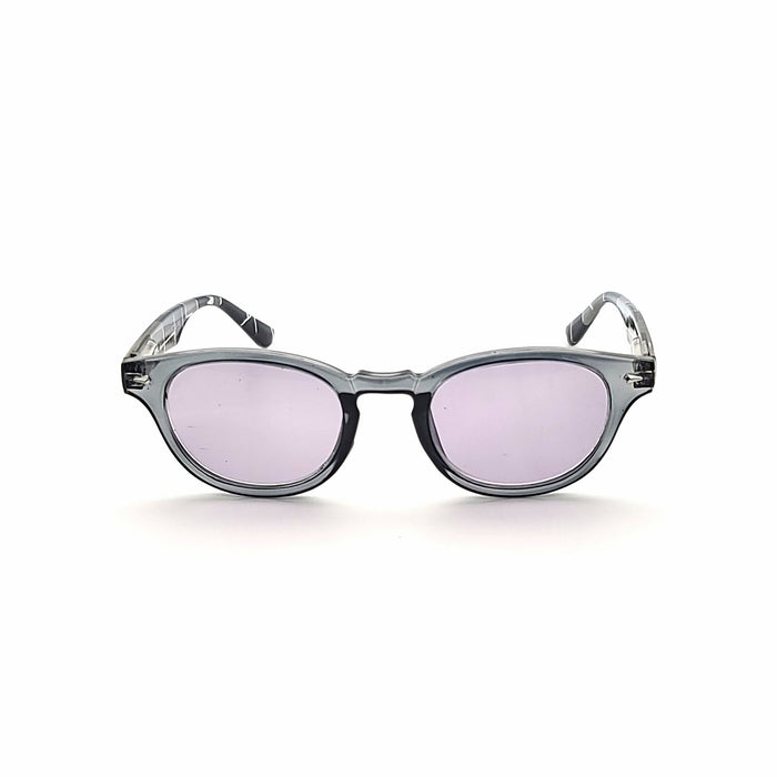 The Big Deal Fully Magnified Round Reading Sunglasses Fully Magnified Reading Sunglasses Gray Smoke +1.50