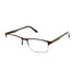 The Boss Fully Magnified Sunglass Rectangular Metal Half Frame Reader. Fully Magnified Reading Sunglasses 