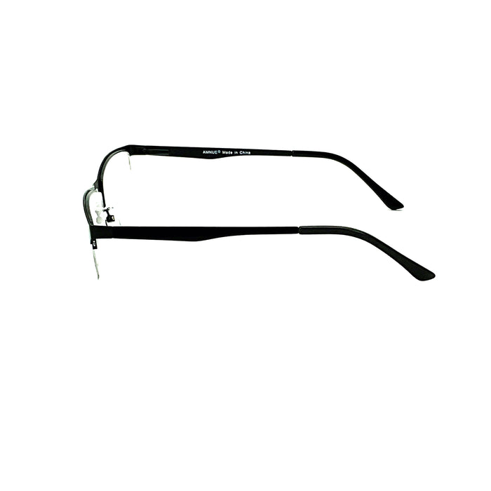 The Boss Fully Magnified Sunglass Rectangular Metal Half Frame Reader. Fully Magnified Reading Sunglasses 