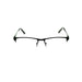 The Boss Fully Magnified Sunglass Rectangular Metal Half Frame Reader. Fully Magnified Reading Sunglasses 
