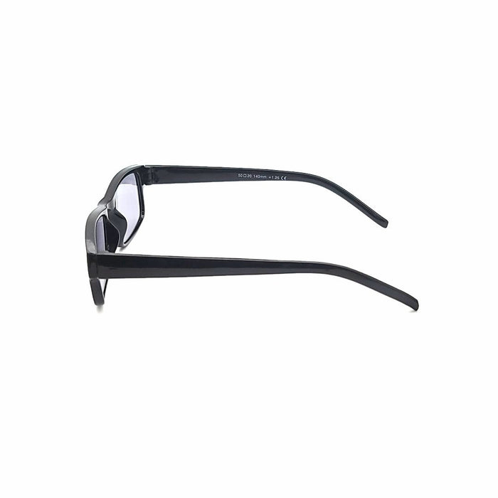 The Savvy Intellectual Reading Sunglasses Fully Magnified Reading Sunglasses #Color_Black