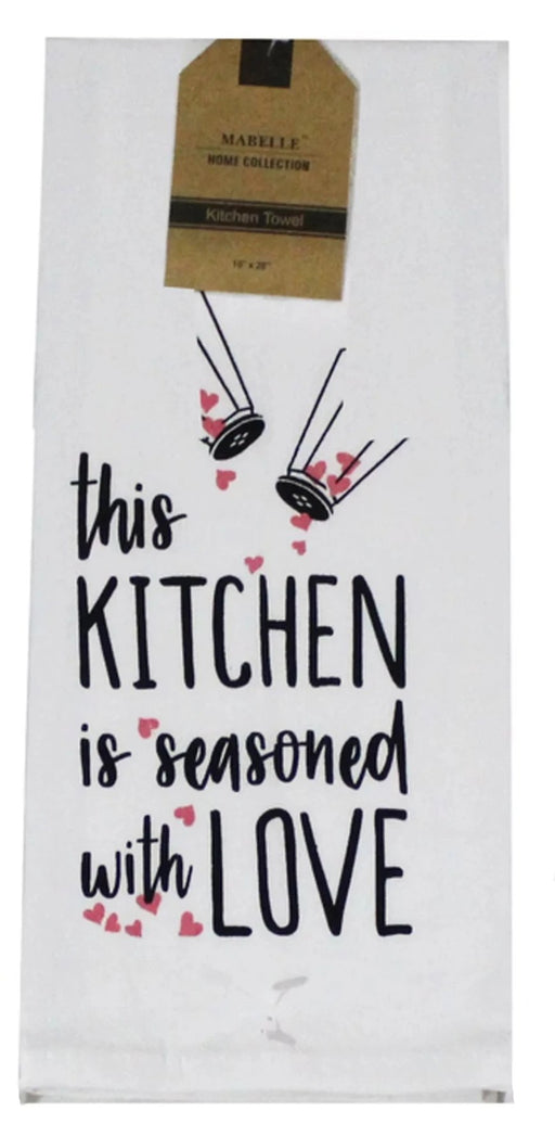 This Kitchen Is Seasoned With Love Dish Towel Dish Towel 