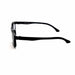 Tommy Clear Fully Magnified Lens Rubberized Flexible Square Frame Reading Glasses with Magnetic Polarized Clip on Lens Fully Magnified Reading Sunglasses 
