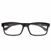 Tommy Clear Fully Magnified Lens Rubberized Flexible Square Frame Reading Glasses with Magnetic Polarized Clip on Lens Fully Magnified Reading Sunglasses 