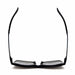 Tommy Clear Fully Magnified Lens Rubberized Flexible Square Frame Reading Glasses with Magnetic Polarized Clip on Lens Fully Magnified Reading Sunglasses 
