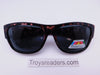 Tortoise Large Lens Polarized Fit Overs in Four Variants Fit Over Sunglasses Pink Tortoise Smoke 