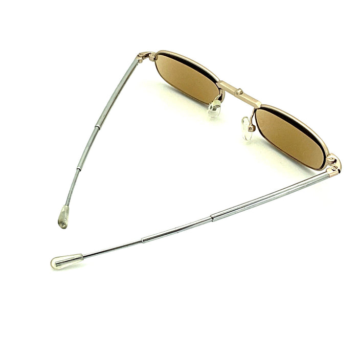 Trendies Pocket Eyes By Cinzia Oval Shape Folding Reading Sunglasses with Clamshell Metal Case Cinzia 