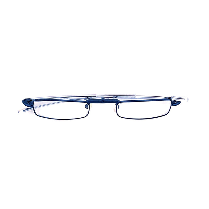 Trendies Pocket Eyes By Cinzia Rectangular Shape Folding Reading Glasses with Clamshell Metal Case Cinzia 