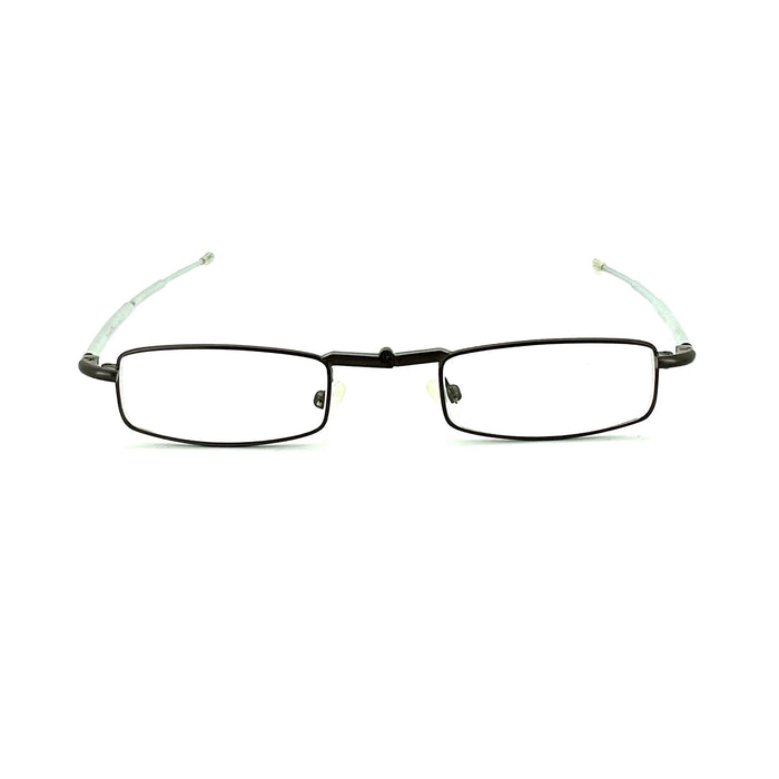 Trendies Pocket Eyes By Cinzia Rectangular Shape Folding Reading Glasses with Clamshell Metal Case Cinzia 