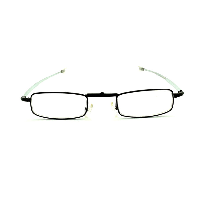 Trendies Pocket Eyes By Cinzia Rectangular Shape Folding Reading Glasses with Clamshell Metal Case Cinzia 