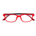 Trendy Fashion Red & Black Reading Glasses Reader with Display 