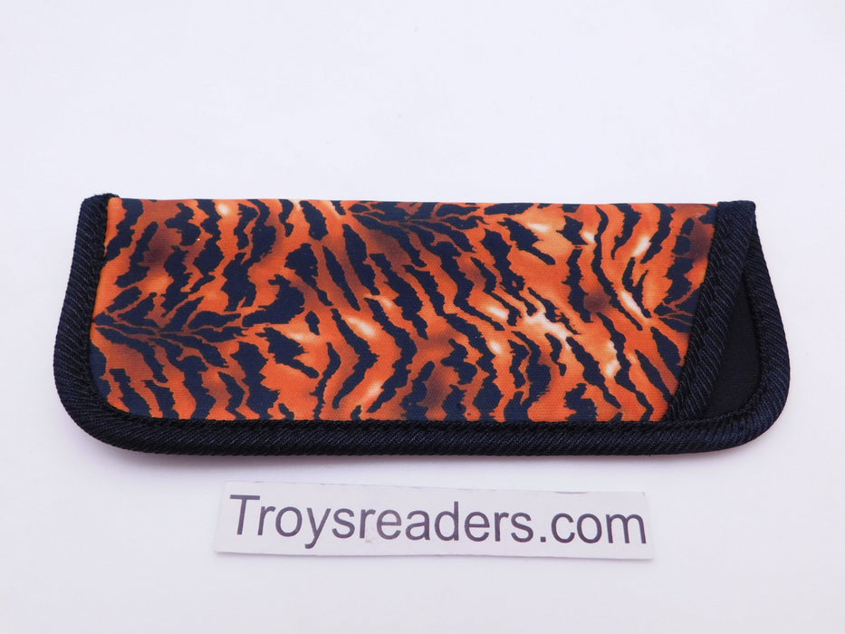 Trimmed Animal Print Soft Cases/Pouches in Twelve Prints Cases Tiger 