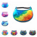 Trimmed Bright Patterns Foam Sun Visor Foam Visors 
