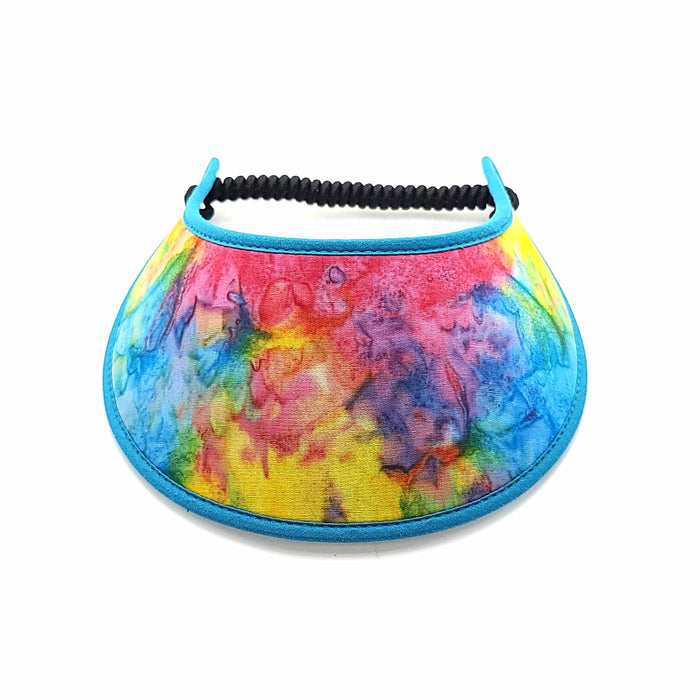 Trimmed Bright Patterns Foam Sun Visor Foam Visors Bright Dream Medium 