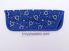 Trimmed Flower Glasses Sleeve/Pouch in Seventeen Prints Cases Blue Flowers 