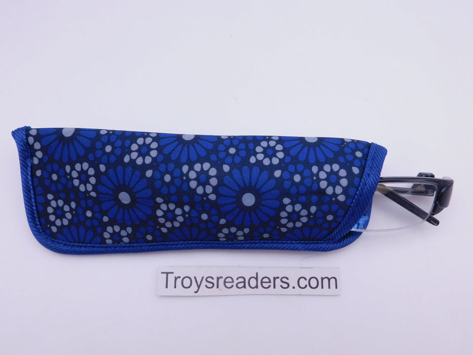 Trimmed Flower Glasses Sleeve/Pouch in Seventeen Prints Cases 