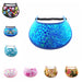 Trimmed Fun Patterns Foam Sun Visor Foam Visors 