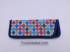 Trimmed Polkadot Glasses Sleeve/Pouch in Seven Designs Cases Multicolor 