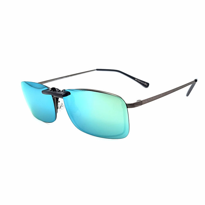Troy's Premium Polarized Sunglass Stealth Clip-ons clip-on/flip-up 