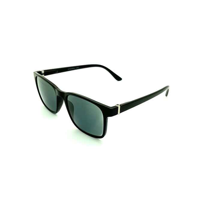 Twitchin' Fully Magnified Photochromic Square Keyhole Reading Sunglasses Photochromic Readers 