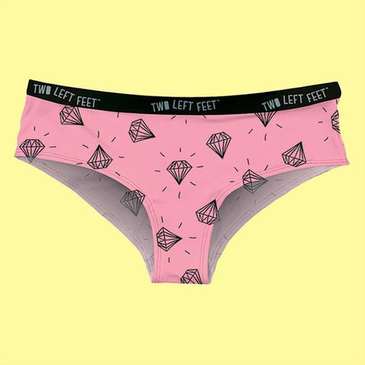 Two Left Feet Women's Hipsters Diamonds Are Forever Underwear 