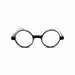 Well Rounded The Round Plastic Shape Reading Glasses Reader no Case +1.00 Black 