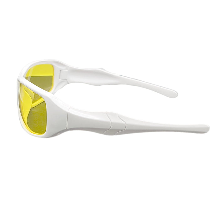 White Sport Wrap Around Night Driver Night Driver 