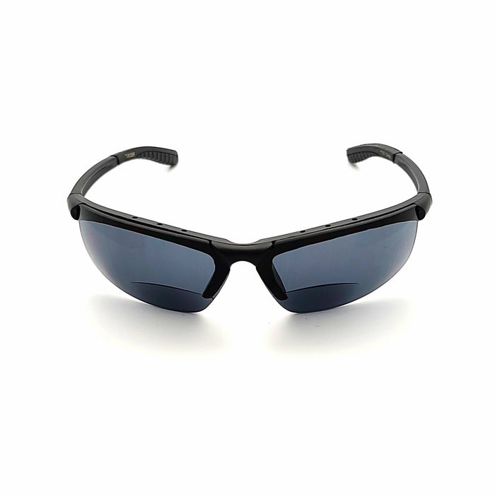 Wicked Half Frame Sport Wrap Bifocal Reading Sunglasses Bifocal Reading Sunglasses 