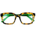 Wild Side Fully Magnified Colorful Square Reading Glasses With Matching Case Fully Magnified Reading Glasses 