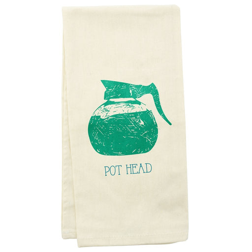Wit! Tea Towel Pot Head Dish Towel 