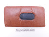 XL Faux Leather Glasses Sleeve/Pouch with Belt Clip in Three Colors Cases Soft Brown 