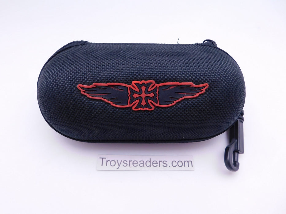 XL Nylon Zipper Hard Case Biker Logo in Five Colors Cases Red 